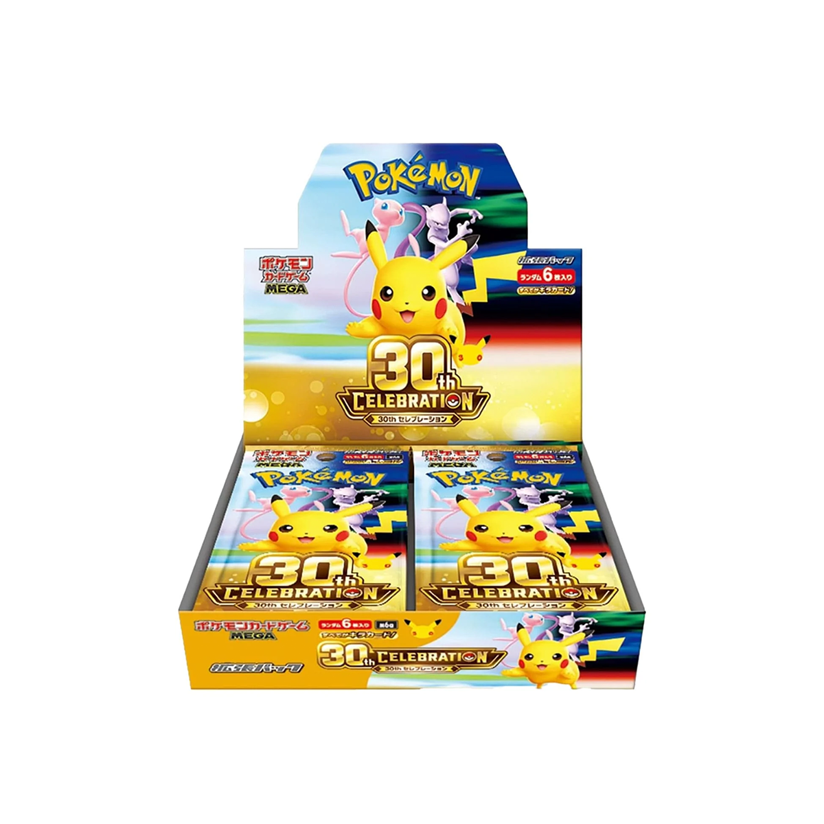 Pokémon 30th Celebration Display – Japanische Version - Garantierte Zuteilung