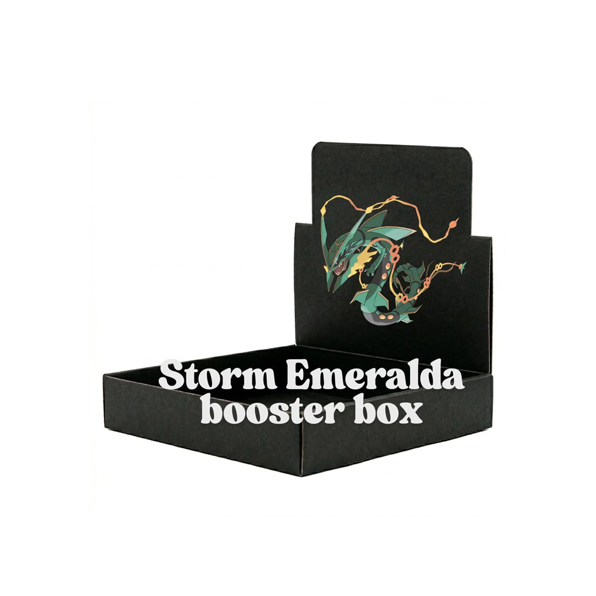 Pokémon Storm Emeralda Display mit Folie