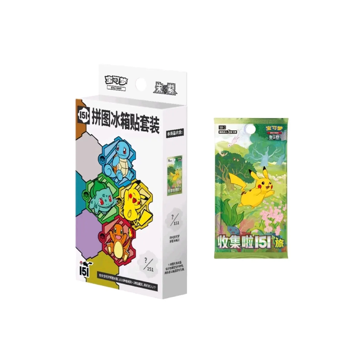 Pokémon Collect 151 Jigsaw Magnet Set
