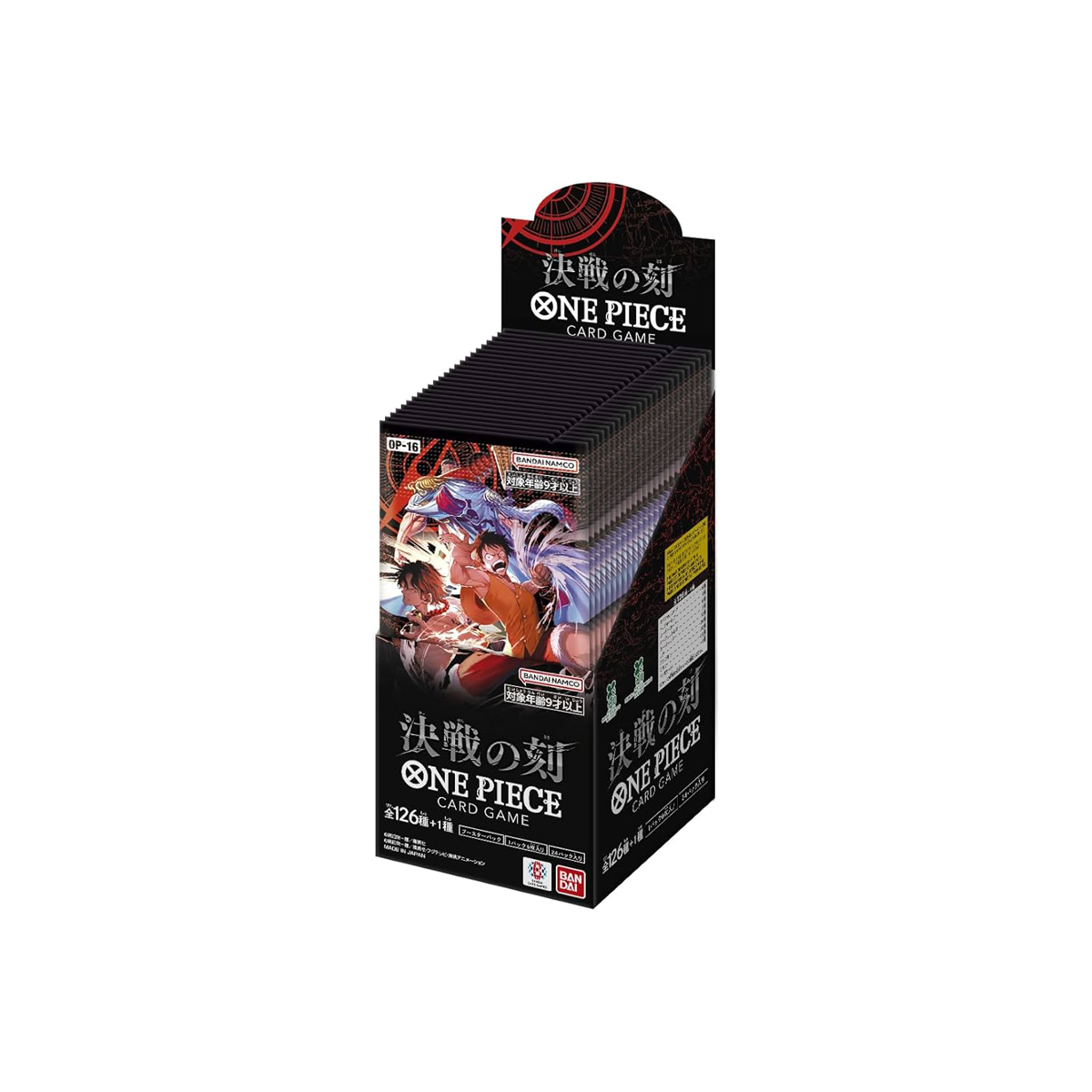 One Piece Card Game OP-16 „決戦の刻“ (The Time of the Final Battle) Booster Display – Japanische Version