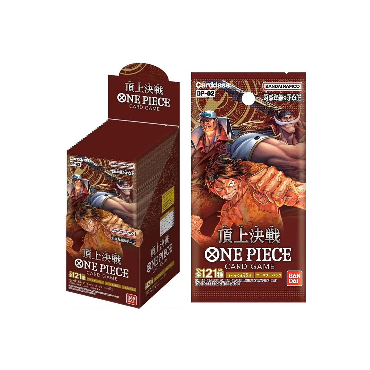 One Piece Card Game OP-02 Paramount War Booster Display (Chinesische Ausgabe)